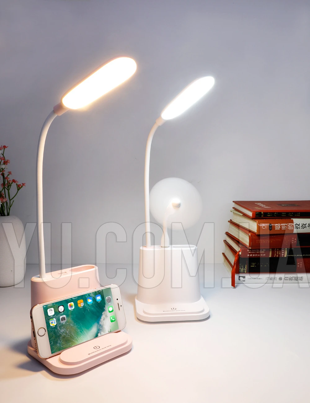 Портативна настільна LED лампа Power Bank DESK LAMP 1200Mah